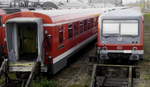 928 486 und 628 311 abgestellt in Aschaffenburg, 6.11.18.