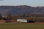 628 486-2/628 673-5 als RB 23586 (Schwäbisch Hall-Hessental-Öhringen Hbf) bei Gailenkirchen 27.2.19