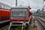 628 553 der Westfrankenbahn abgestellt in München Hbf, Mai 2019