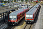628 626 als RB nach Passau neben 628 438(Westfrankenbahn), 628 574 und 628 426(Gäubodenbahn).
