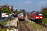 Im Bahnhof Nonnenhorn.