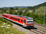 Am 4.7.2019 war überraschenderweise die Baureihe 628 mit 628 905 auf der Alemannenbahn als Pendel zwischen Rottweil und Villingen unterwegs.