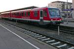 628 / 928 252 der Kurhessenbahn im Bahnhof von Friedrichshafen kurz vor der Abfahrt als RB 22737 nach Enzisweiler (20.03.2019)