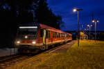 628 470 Anfang Oktober 2019 als RB72 nach Lebach-Jabach in Merchweiler