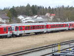 DB 628 540-6  Rantum  am 12.02.2020 abgestellt in Garching (Alz).