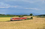 628 627 als RB Traunstein - Traunreut am 27.06.2018 kurz vor Hörpolding