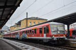 Einer der wenigen Leistungen der 628 aus Ludwigshafen und Kaiserslautern ist der Berufsverkehr RE6 von Ludwigshafen BASF nach Neustadt(Weinstr.) Hbf.