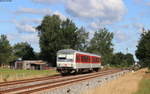 628 535-7  Wenningstedt-Braderup  als D 1419 (Westerland(Sylt)-Bredstedt) bei Langenhorn 1.9.20