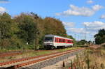 628 509-2 als D 1446 (Bredstedt-Niebüll) in Rissum Lindholm 1.9.20