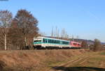 628 526-5/628 436-7 und 629 005-7 als RE 3210 (Ulm Hbf-Donaueschingen) bei Möhringen 18.12.20