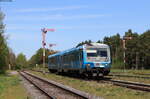 628 424-3  Bahnland Bayern  als RB 27119 (Landshut(Bay)Hbf-Salzburg Hbf) in Garching 10.5.21