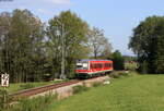 628 584-5 als RB 27986 (Salzburg Hbf-Landshut(Bay)Hbf) am Esig Fridolfing 10.5.21