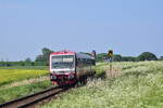 Nachschuss auf 628 506 kurz vor Dagebüll.