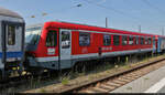 Blick auf 628 903-6, eingereiht in einer Überführung von Karsdorf nach Niebüll und gesehen in Naumburg(Saale)Hbf.