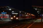 Zwei unbekannt gebliebene 628er fuhren am 12.09.07 als RegionalExpress von Crailsheim nach Ulm, hier beim Aufenthalt im Aalener Bahnhof.