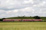 628'er Prchen mit RE 32632 bei Rieden (22.08.2007)