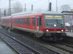 628 511 fhrt als RB in Wuppertal Oberbarmen ein (02.11.2007)