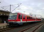 9.12.2006: letzter Betriebstag auf dem thringer Teil der Unstrutbahn, die RegionalBahn aus Naumburg(S) Hbf hat den Endpunkt Artern erreicht und fhrt zurck nach Naumburg.