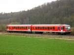 628 632-9 als RB 18322 nach Heidelberg HBf vor Steinsfurt