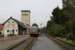 628 566  Stadt Wasserburg  am 15.09.2008 bei der Einfahrt in Frstenzell