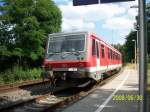 Eine BR 628 vor der Mnstenerbrcke