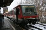 628 652-7 am 24.11.2008 im Bahnhof Forst/Lausitz