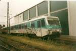 Triebwagen 628 653 kam an einem Augusttag 1998 zum Tanken in den damaligen Bh Berlin Hbf.