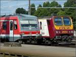 Ein deutsches und ein franzsisches Gesicht fotografiert am 15.06.08 in Ettelbrck.