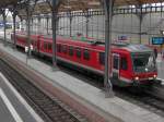 628 210-7 steht als RB 21664 nach Eutin in Lbeck Hbf am 20.12.08 zur Abfahrt bereit.