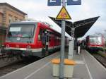 628 Treffen in Bad Drkheim links der 628 fhrt nach Grnstadt, rechts der fhrt nach Neustadt.