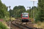 628 220 am 12.07.2009 in Neustadt als RB nach Lbeck Hbf.