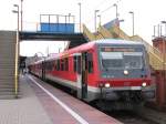 928 634-5 / 628 634-8 und eine Schwestermaschine mit Zug RE 5853 Szczecin Głwny-Potsdam Hauptbahnhof in Szczecin Głwny am 9-7-2007.