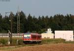 628 612-4 als RB 27258 (Rosenheim-Burghausen(Oberbay)) in Alt�tting 28.8.09