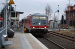 628 513-4 mit Steuerwagen 928 513-1 bei der Einfahrt in den Bf. Kapellen.Ziel der Fahrt ist der Neusser Hbf. Datum 1.12.2008 