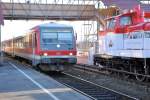 928 675 (Kln - Trier) bei der Einfahrt am Bhf Euskirchen - passiert gleich die  Johanna 02  - 20.1.2010