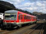 928 456 steht als RB nach Trier zur Abfahrt bereit am 02.04.