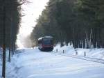 KBS 175; Triebwagen BR 928-628 656 der DB AG als RE 33340 nach Lbeck ber Schnberg und Herrenburg, 21.02.2010