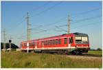 DB 628.577 als REX5930 von Linz nach Passau; hier bei Oftering; 8.7.2010