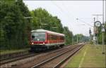 Hier der 628  928 nach Eggmhl am 18.08.2010 in Kfering, 