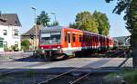 928 686 nach Trier Hbf bei der Einfahrt in den Bf Mechernich - 22.09.2010