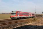 628 570 als Sonderzug unterwegs in Richtung Plauen(Vogtl.).Gutenfrst 29.10.2010.