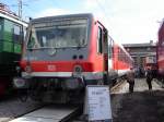 628-596 aus Magdeburg im DB Werk Erfurt.