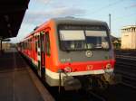 Ein BR 628 in Bad Vilbel Bhf am 06.03.11 in Richtung Stockheim 