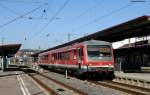 628 343-6 als RE22307 (Rottweil-Neustadt (Schwarzw) beim Halt in Donaueschingen 7.3.11