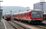 628 591-0 als RB 23491 (Miltenberg-Seckach) im Startbahnhof 26.3.11