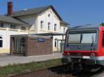 628 546/928 546 auf Bahnhof Soltau am 3-5-2011.