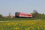 628 432 als RB 27160 am 19.04.2011 bei Alttting.