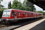 Hier 628 563 als RB14265 von Bad Harzburg nach Braunschweig Hbf., dieser Triebzug stand am 22.5.2011 in Bad Harzburg.