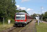 628 221 und 628 637 am 26.07.2009 als RE nach Kiel Hbf in Ascheberg.