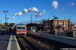 928 600 und eine weitere 628er als RB (RB 14949) von Uelzen nach Braunschweig Hbf in Uelzen.